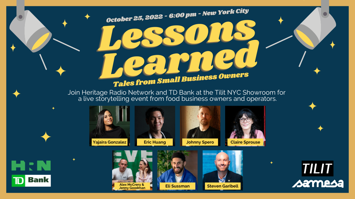 Lessons Learned: Tales from Small Business Owners, A Live Storytelling Event