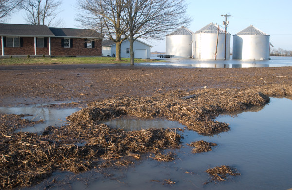 March 20, Chaffee, MO  Heavy rains inundated diversion canals and topped levees in this rural community, causing widespread flooding and roadclosures.