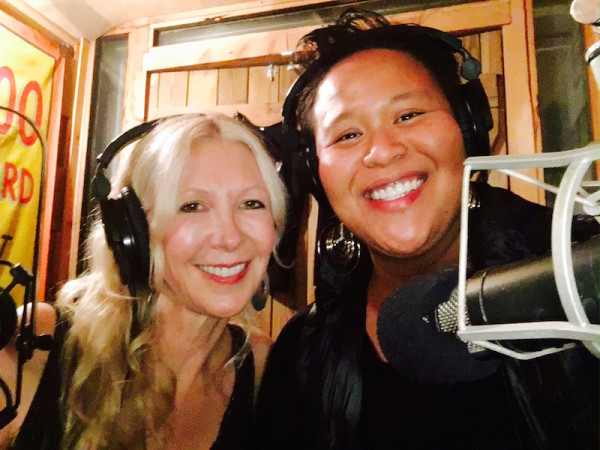 Carrie Beehan and Cynthia Cherish Malaran, in the studio!